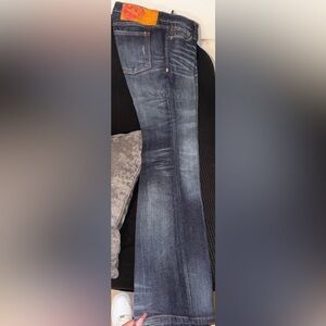 Ed Hardy Dark Blue Boot Cut Jeans
